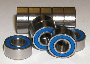 10 Bearing S6801-2RS 12x21x5 Stainless:Sealed