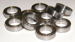 10 Bearing 8x12x3.5 Stainless:Shielded:ABEC-5