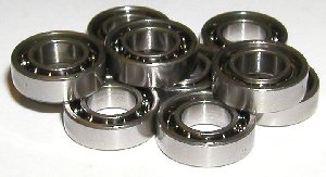 10 ABEC-3 Bearing 4x8x2 Stainless:Open