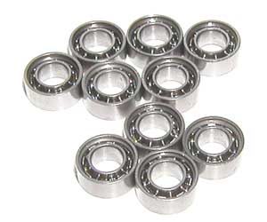 10 Bearing 1.5x4x1.2 Stainless Steel:Open